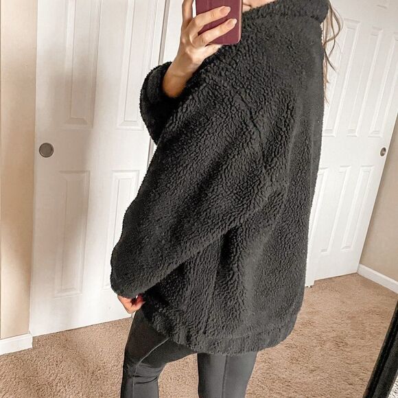 I.Am.Gia Teddy Coat Oversized Black S - Picture 3 of 13